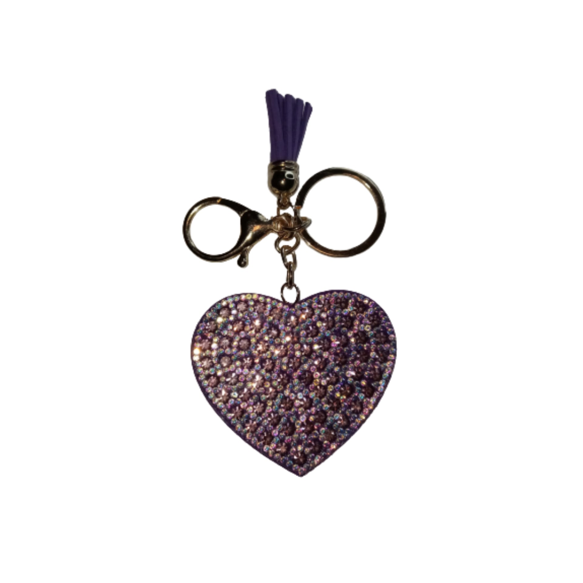 Pink Sparkly Keychain