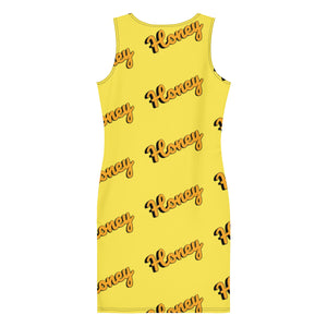 Elle Larrzhay Customized Honey Yellow Fitted Dress