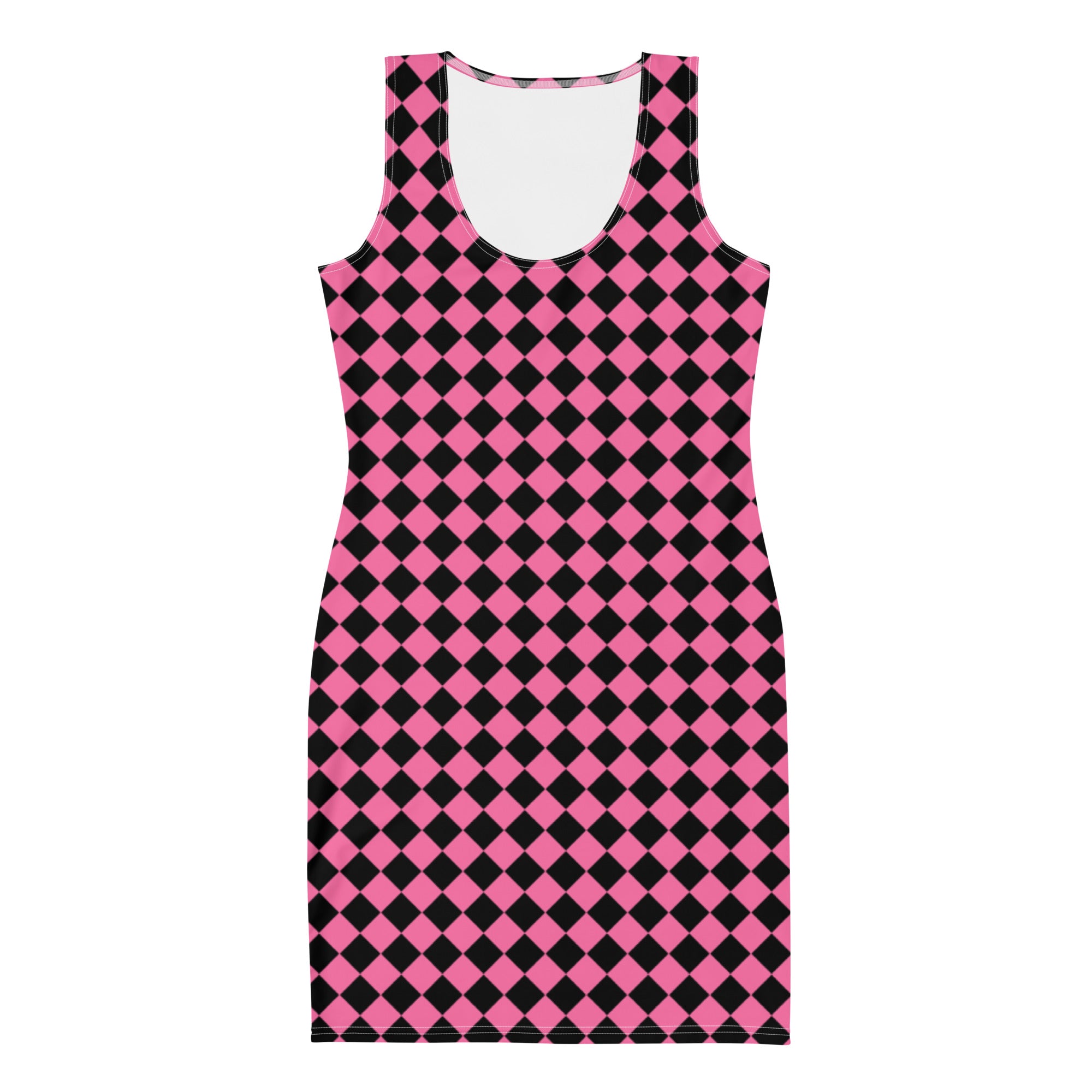 Elle Larrzhay Customized Checkered Fitted Dress!