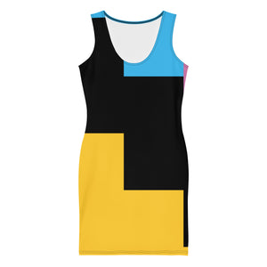 Customized Elle Larrzhay B'You'tique Color Block Fitted Dress!