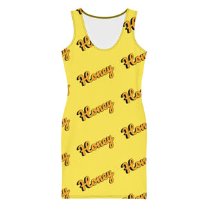 Elle Larrzhay Customized Honey Yellow Fitted Dress