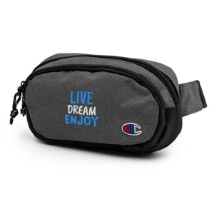 Customized Live, Dream, Enjoy Champion Fanny Pack