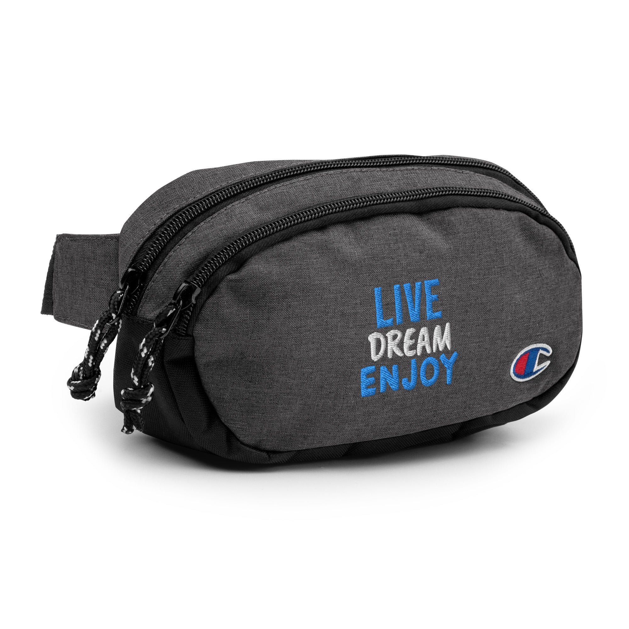 Customized Live, Dream, Enjoy Champion Fanny Pack