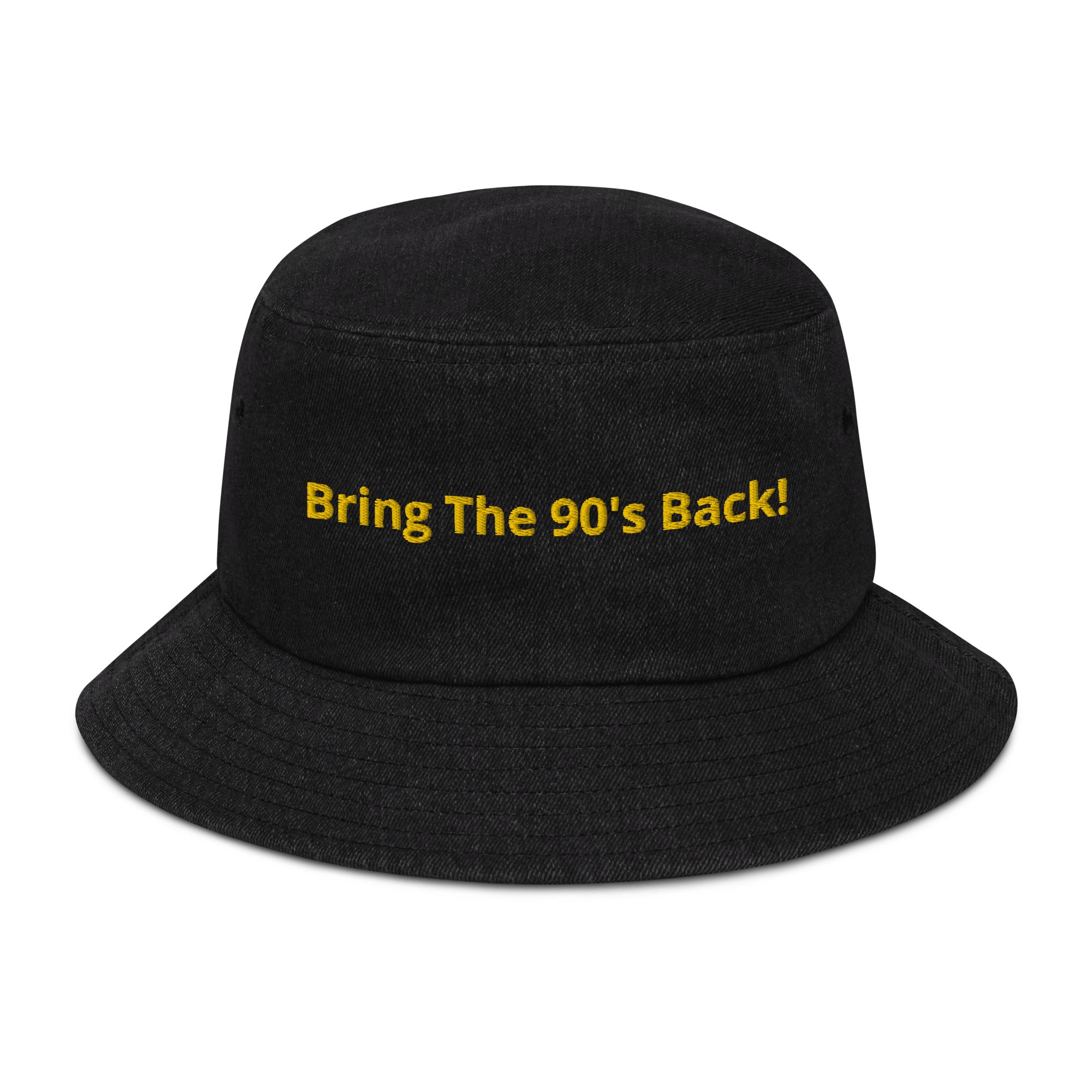 Bring The 90's Back Denim Bucket Hat!