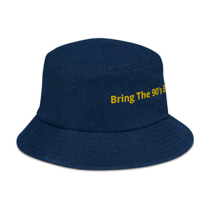 Bring The 90's Back Denim Bucket Hat!