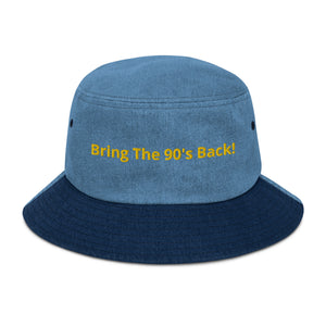 Bring The 90's Back Denim Bucket Hat!