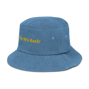 Bring The 90's Back Denim Bucket Hat!