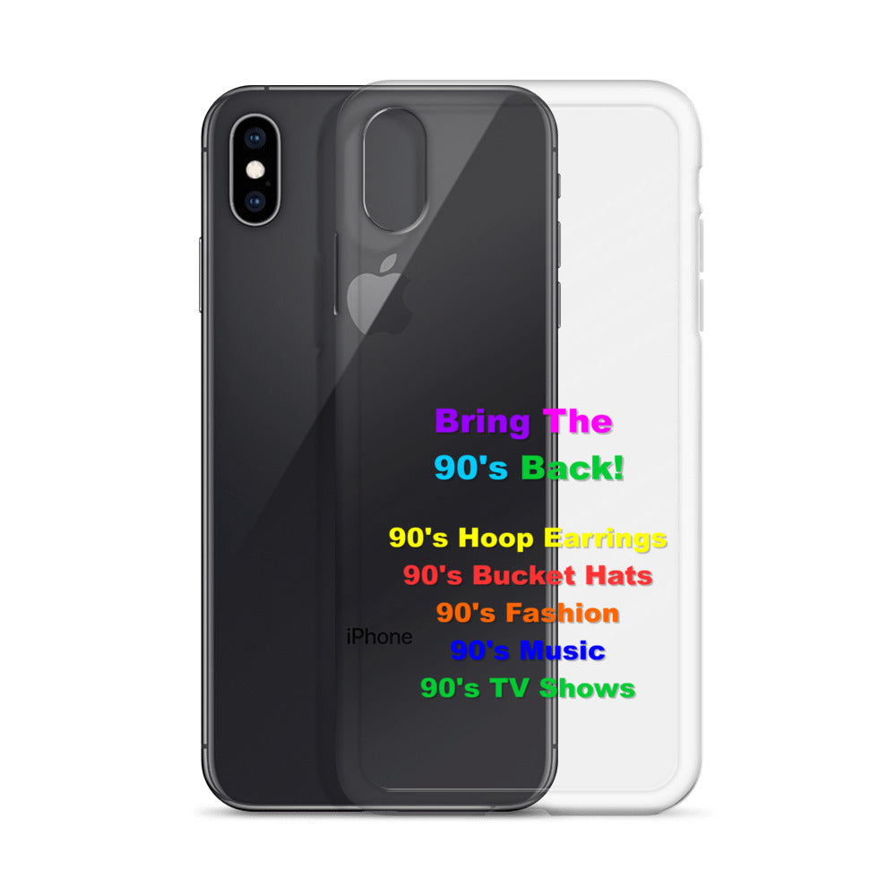 Bring The 90's Back iPhone Case!