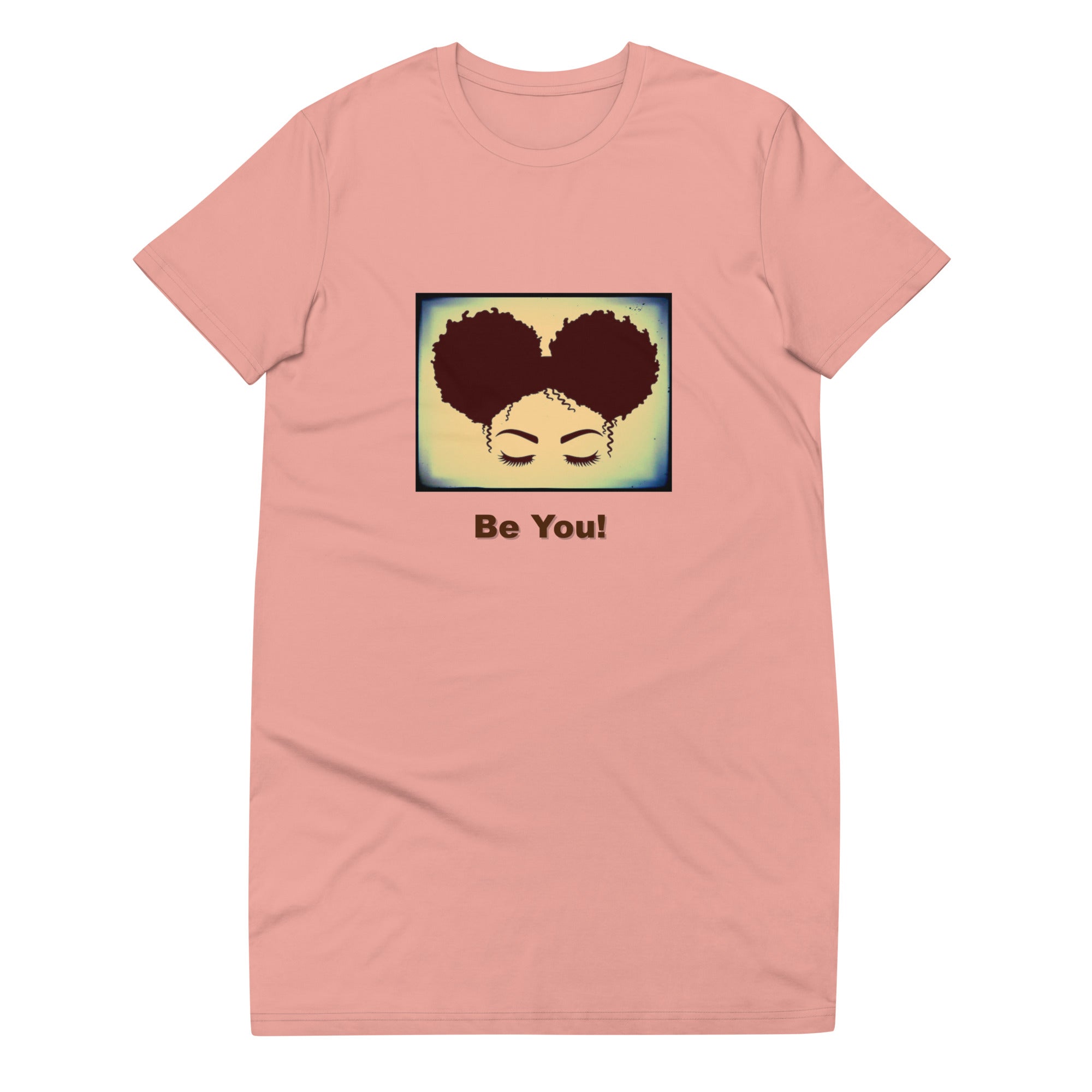 Elle Larrzhay Be You Hair Puffs T-shirt Dress!