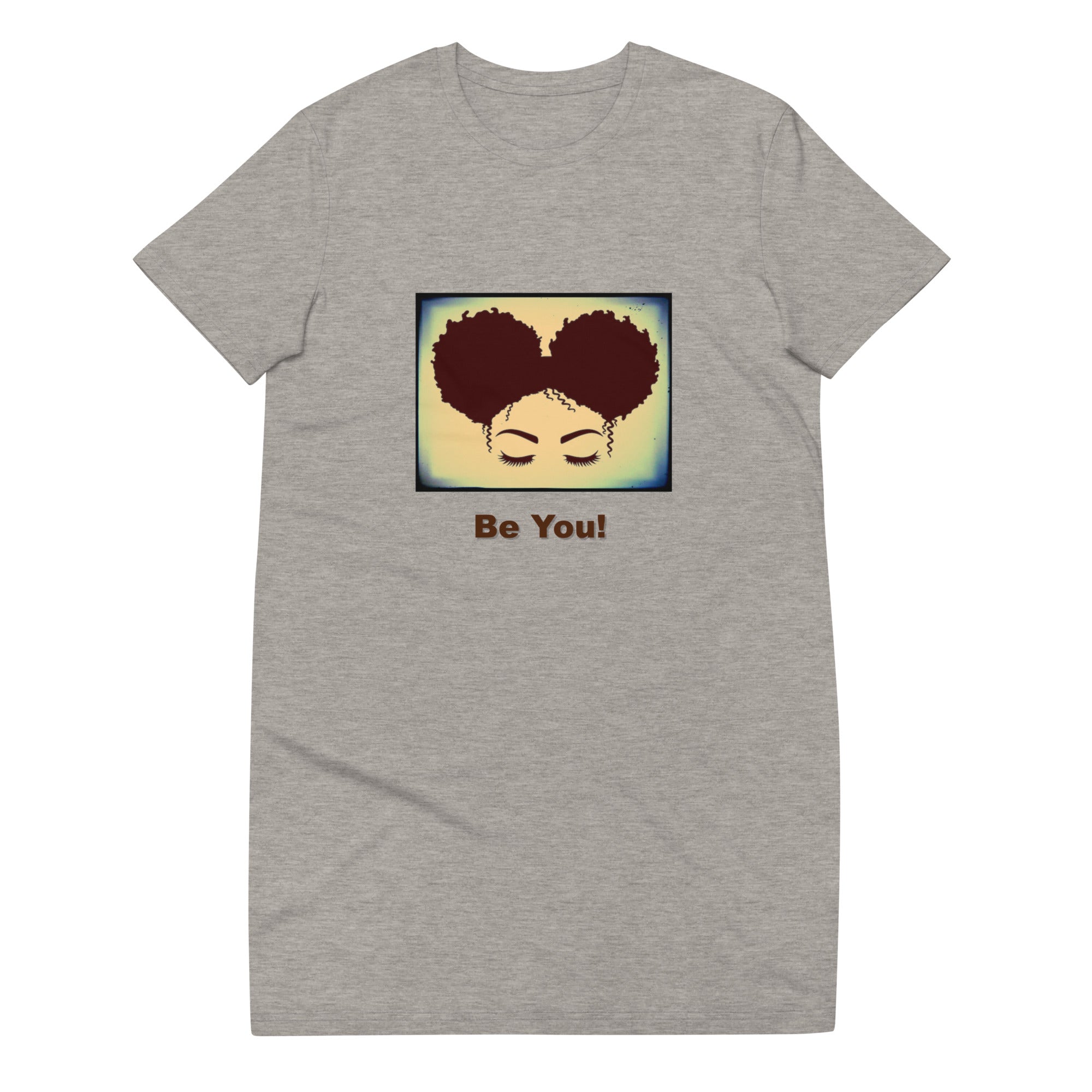 Elle Larrzhay Be You Hair Puffs T-shirt Dress!