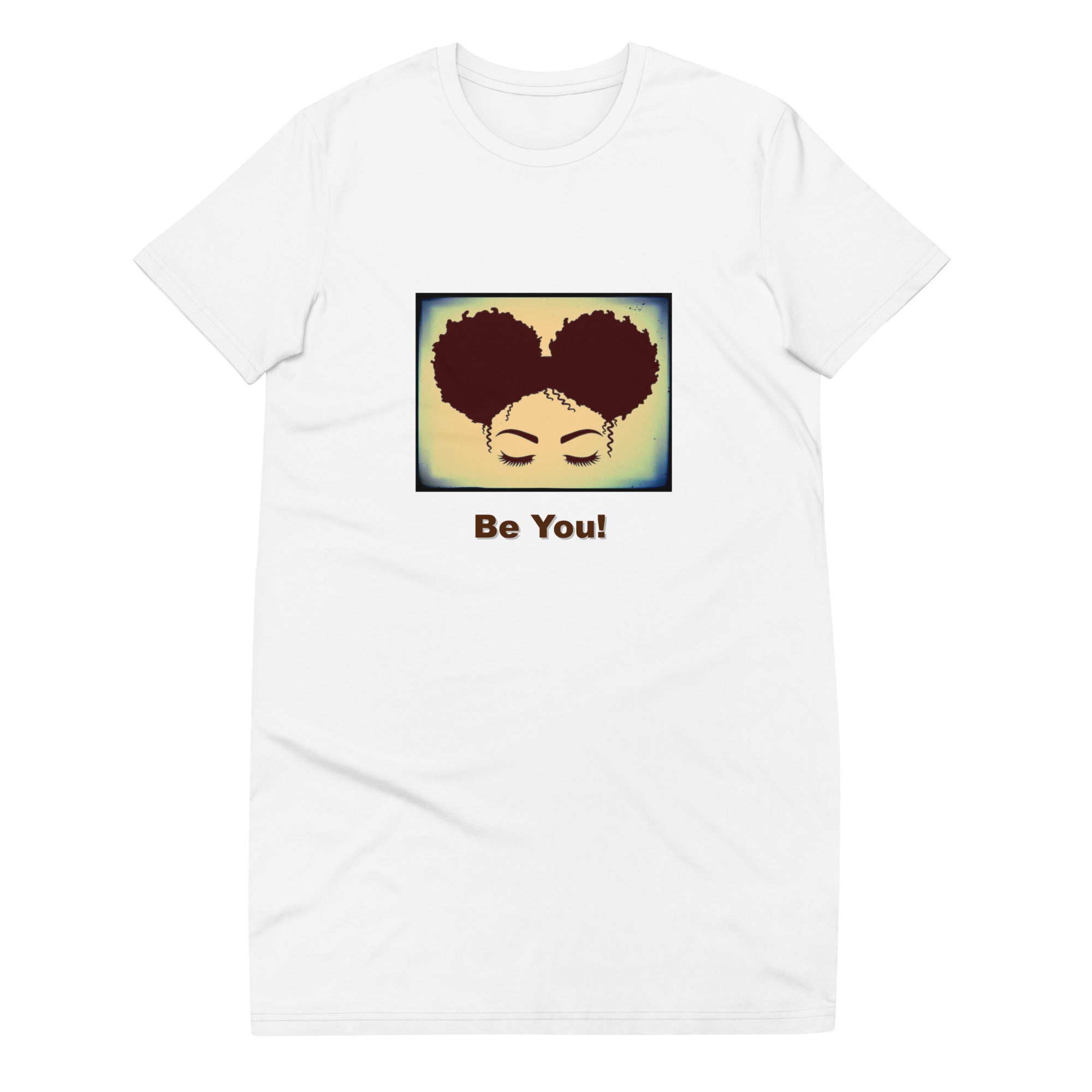 Elle Larrzhay Be You Hair Puffs T-shirt Dress!