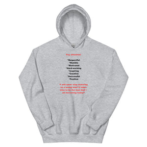 Successful Young Men Hoodie S, M, L!