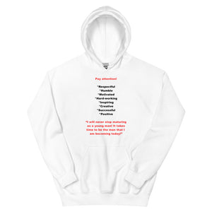 Successful Young Men Hoodie S, M, L!